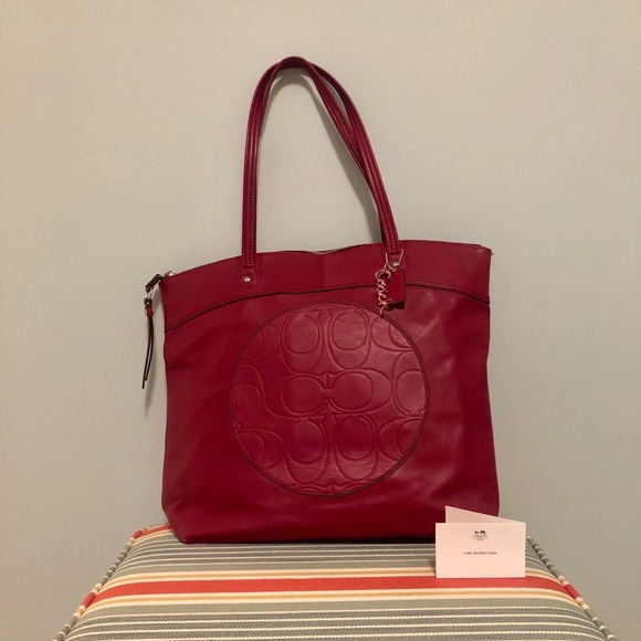 Coach Handbags - Coach Laura Tote in Berry